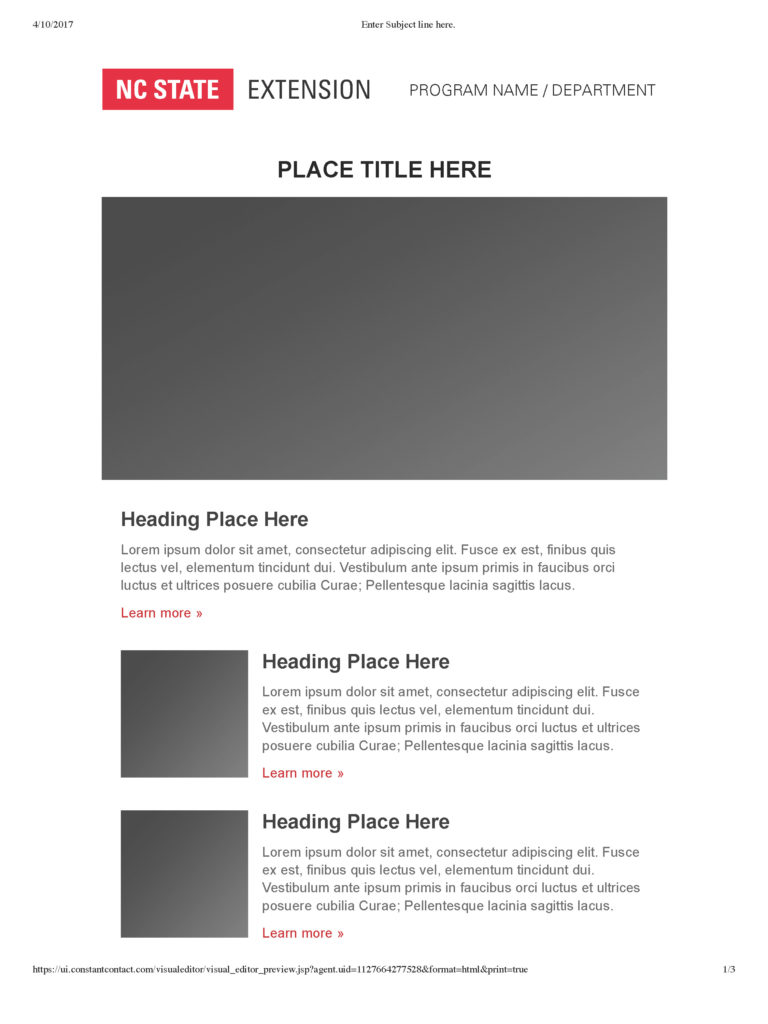 NC State Extension_Constant Contact email template_Event Example